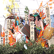 土崎神明社祭の曳山写真ギャラリー